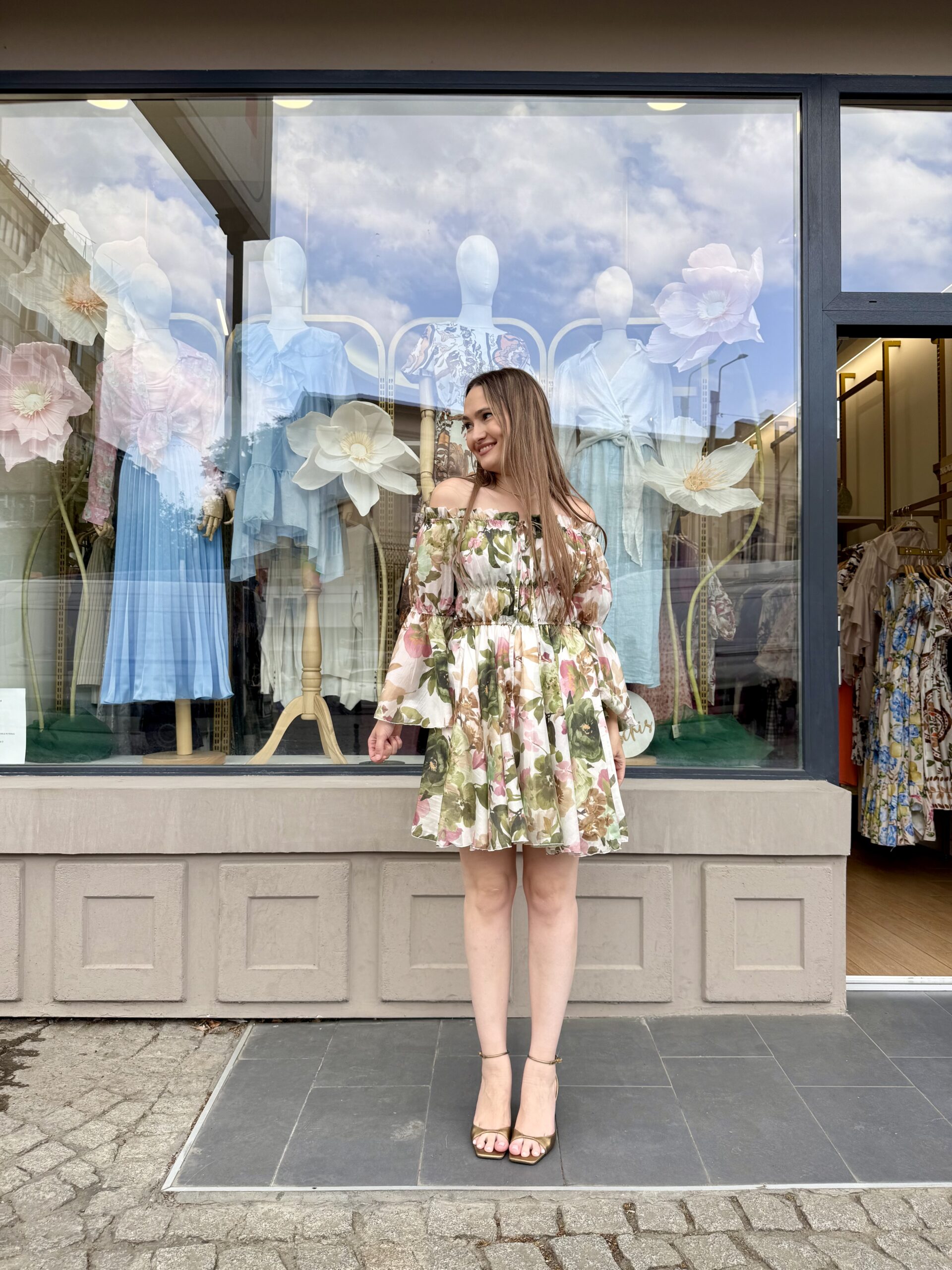 Rochie Olivia cu imprimeu floral