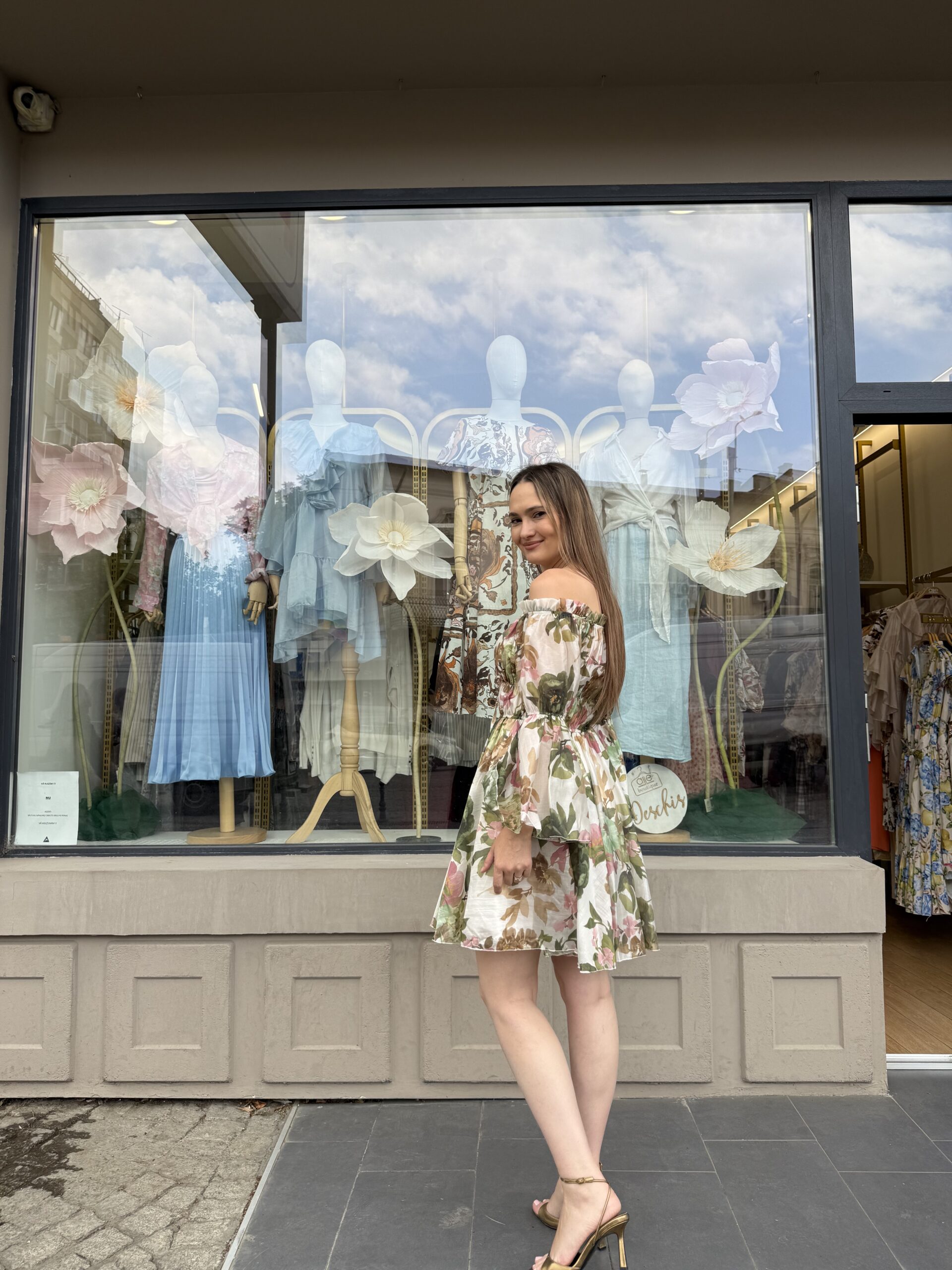 Rochie Olivia cu imprimeu floral