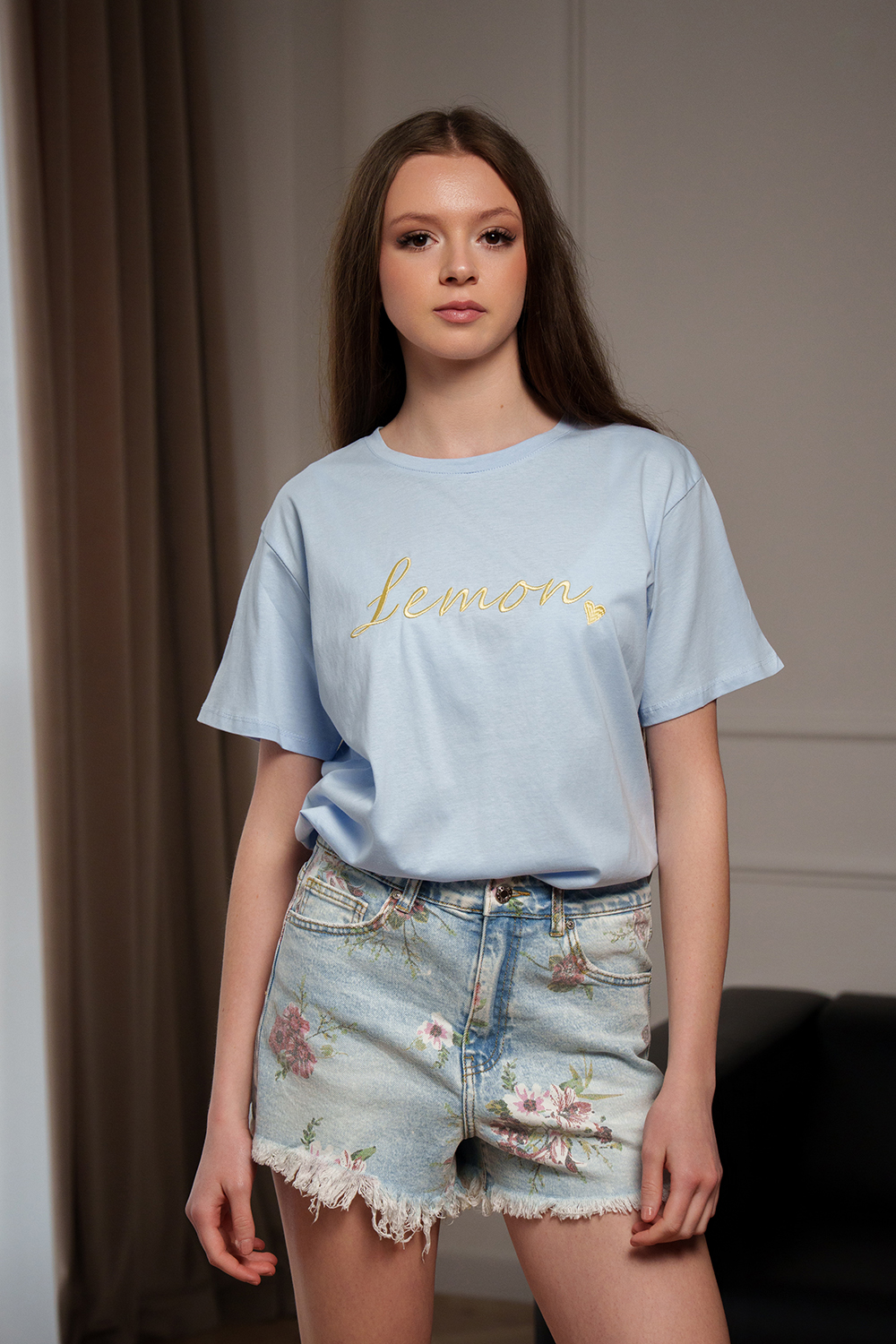 Blugi scurți Floral Breeze