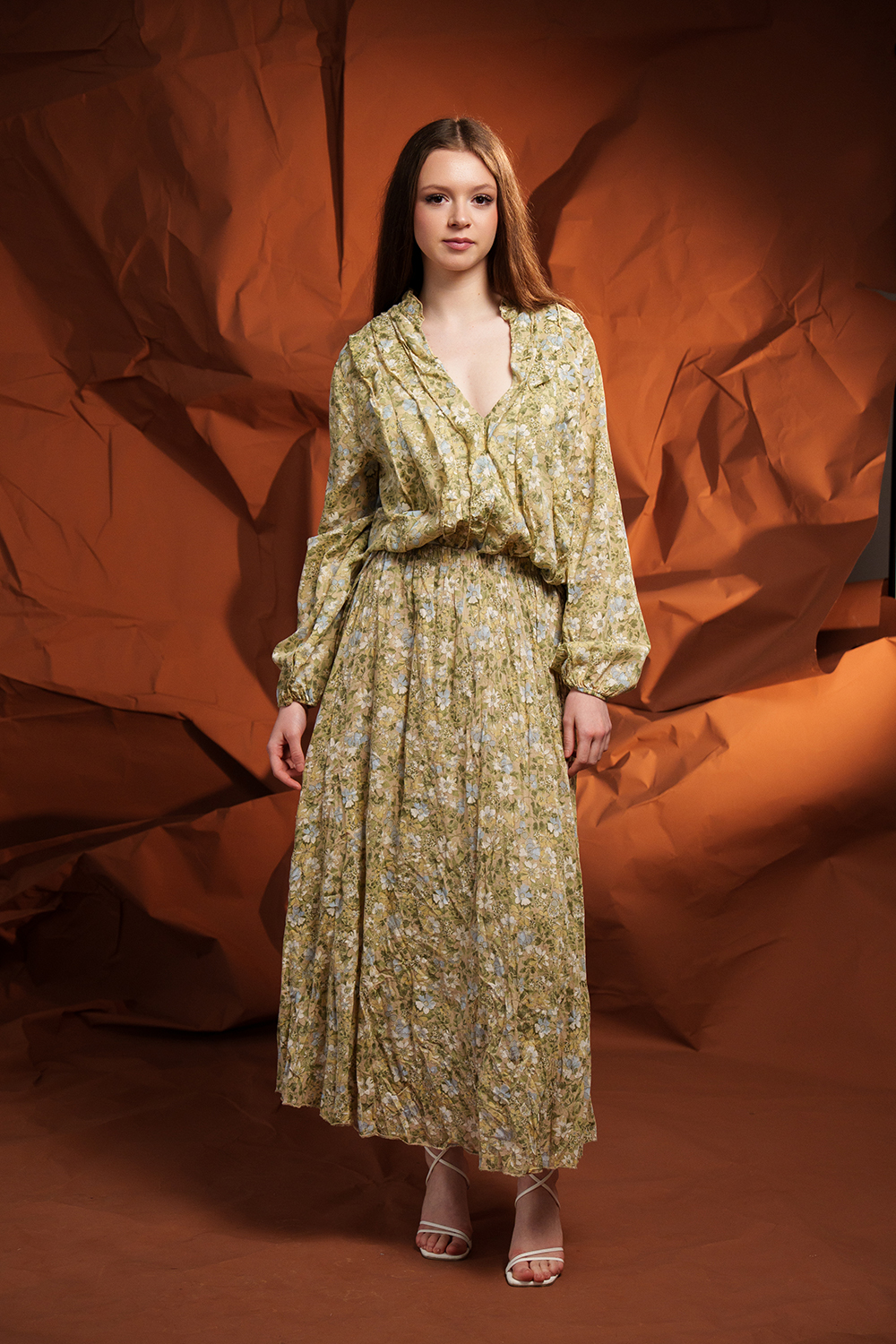 Bluză cu imprimeu floral