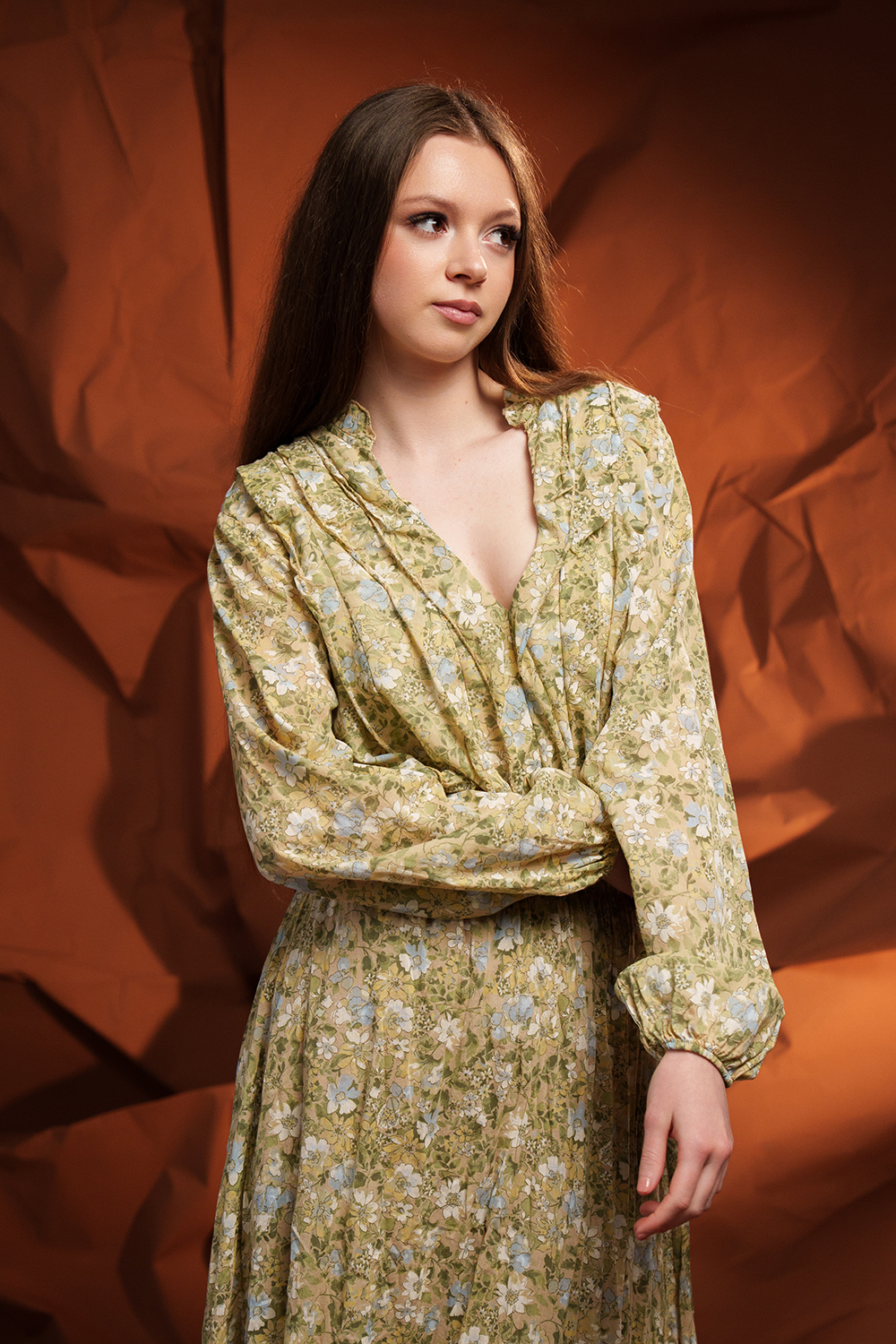 Bluză cu imprimeu floral